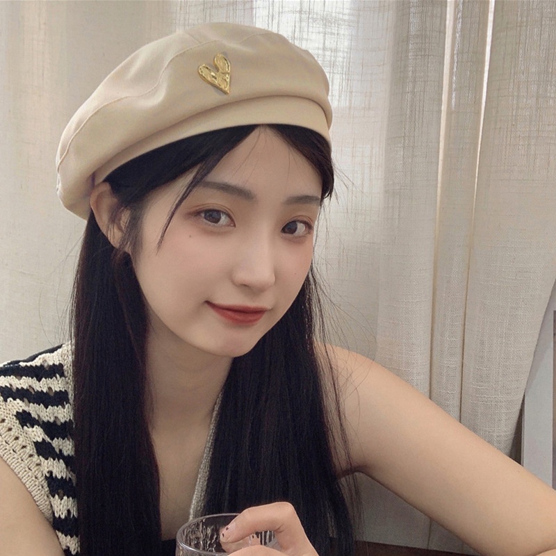 Mũ Beret Màu Trơn Thời Trang Thu Đông Cho Nữ
