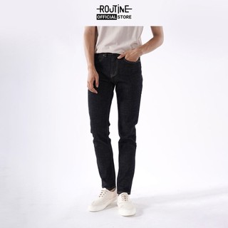 Quần jean nam trơn form slim - routine 10f20dpa103c