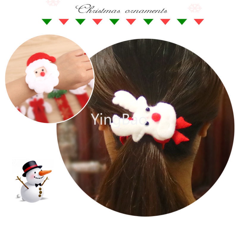 Set 10 Vòng Đeo Tay Trang Trí Giáng Sinh / Năm Mới Cho Trẻ Em