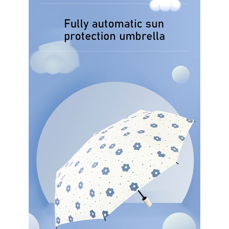 Dù Che Nắng Chống Tia UV Cỡ Lớn In Họa Tiết Hoạt Hình Dễ Thương Tiện Dụng Cho Nữ