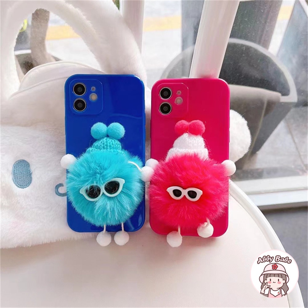 Ốp Điện Thoại TPU Mềm Hình Quái Vật Đeo Kính Râm 3D Cho IPhone 14 Pro Max 11 13 12 Pro Max X XS Max XR