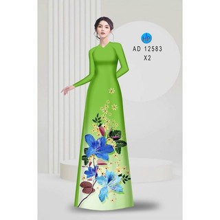 Vải áo dài in 3D trên tằm