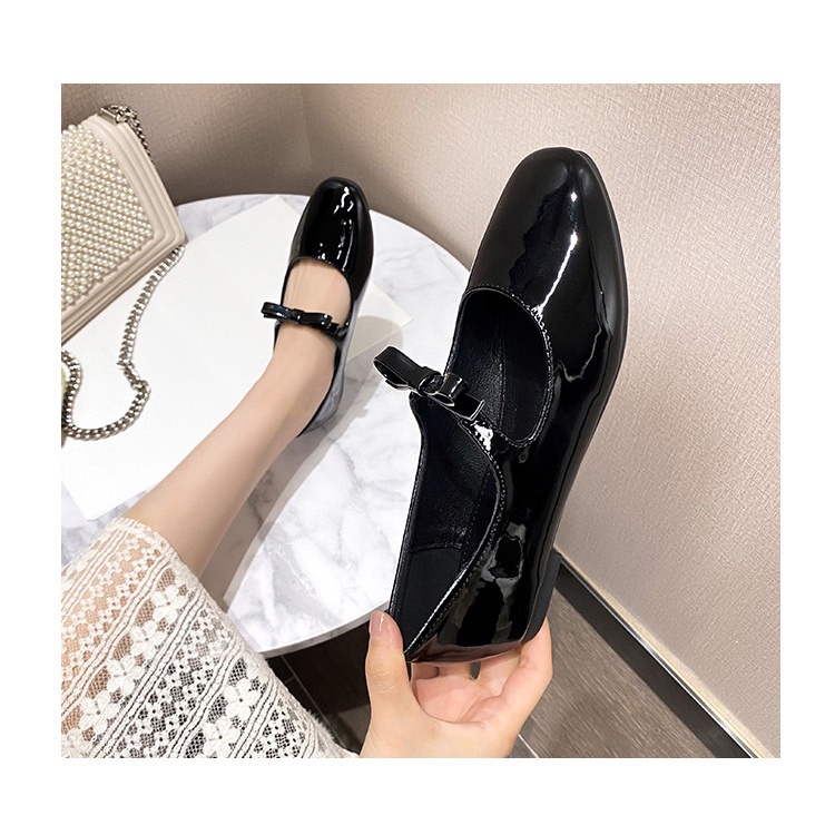 Giày Búp Bê Đính Nơ Phong Cách Pháp Cho Nữ