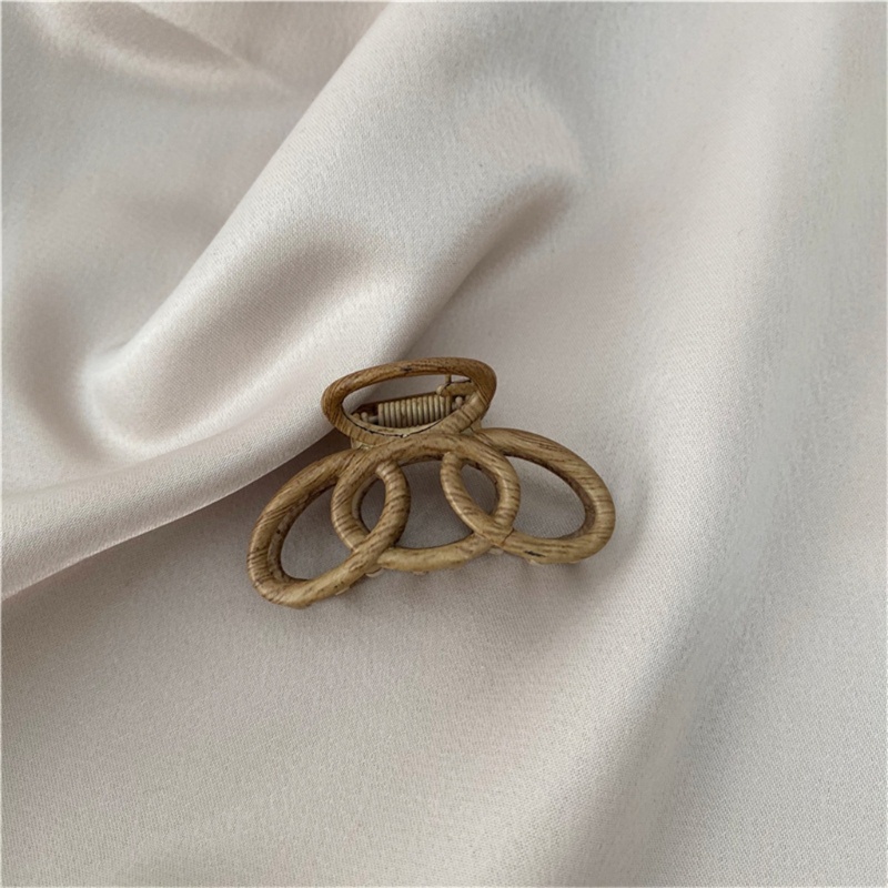 Kẹp Tóc Càng Cua Lớn Chống Trượt Phong Cách Vintage Mùa Đông