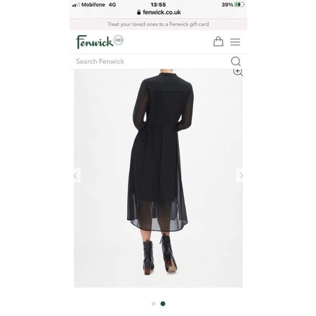 Đầm sơ mi Calvin Klein size 8