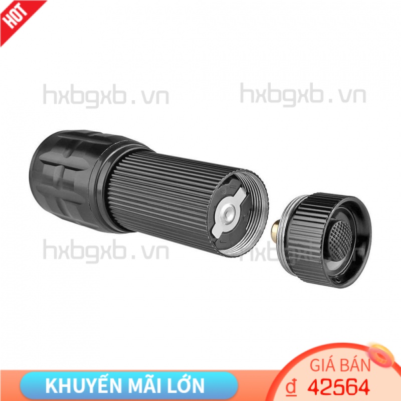 Đèn Pin LED Mini Ánh Sáng Trắng Có Dây Đeo 200LM (3 * AAA) Flood-to-Throw / High / Thấp hxbgxb