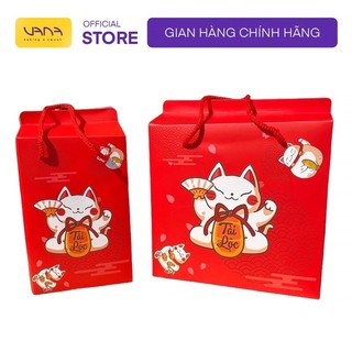 Bộ túi hộp mèo thần tài