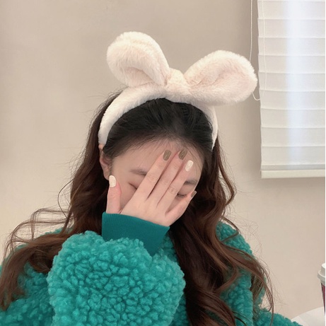 Băng Đô Rửa Mặt Dễ Thương Tai thỏ