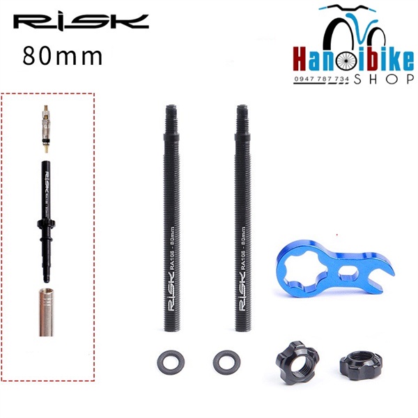 Nối dài chân van cho xe đạp