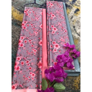 Vải may áo dài họa tiết hoa anh đào, mẫu đón tết siêu đẹp, hàng loại 1 vải đẹp xịn xò