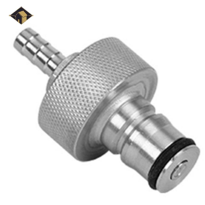 ⚡QKC⚡ 1pc Stainless Steel Carbonation Cap Counter Pressure Bottle Filling Barb CO2