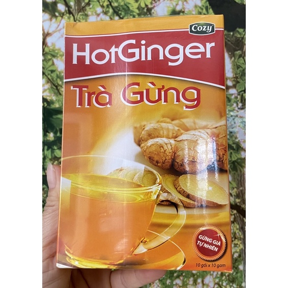 Trà Gừng Hoà Tan CoZy Hộp 100g/10 gói * 10g