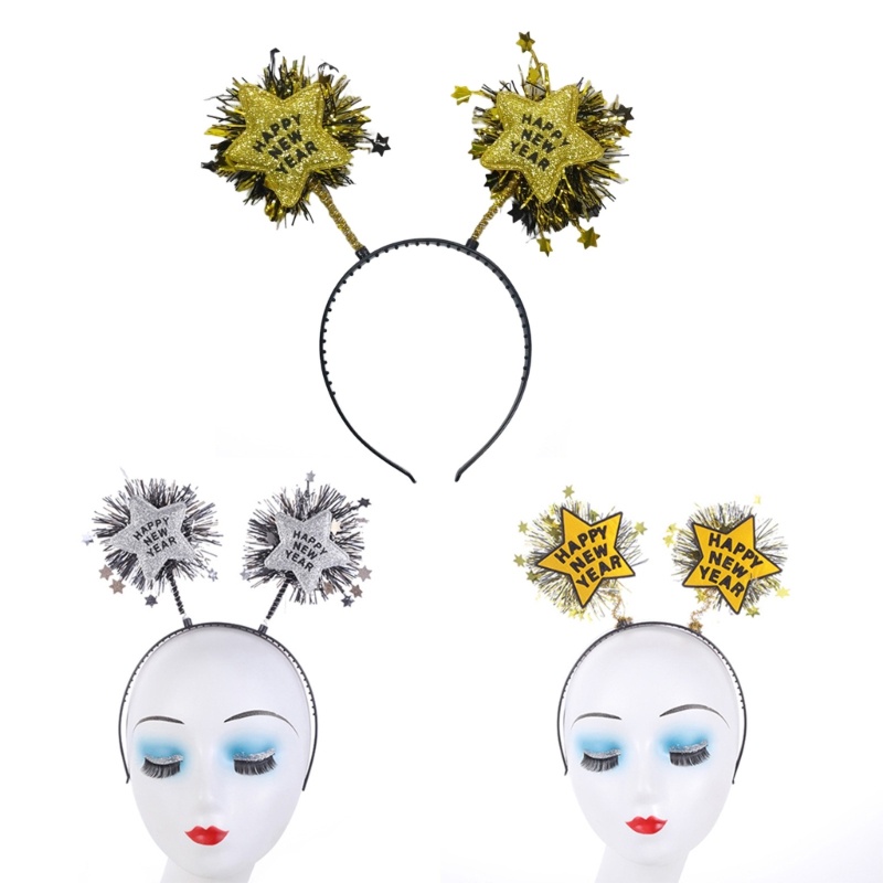 Băng Đô Hình Ngôi Sao Năm Mới Dùng Làm Đạo Cụ Chụp Ảnh