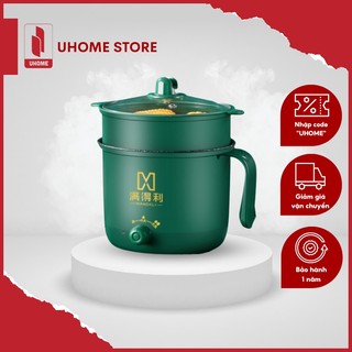 Nồi điện mini siêu tốc X2000 Chống dính, 5 trong 1 NẤU CƠM, LẨU, XÀO, CHIÊN, KHO