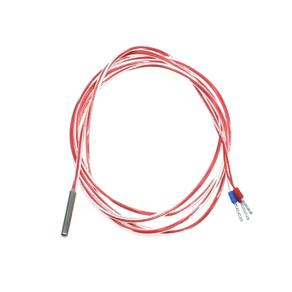 Set 2 dây cảm biến nhiệt độ Pt100 3mm X 20mm Rtd - 40~400 độ dài 1m 2m 5m