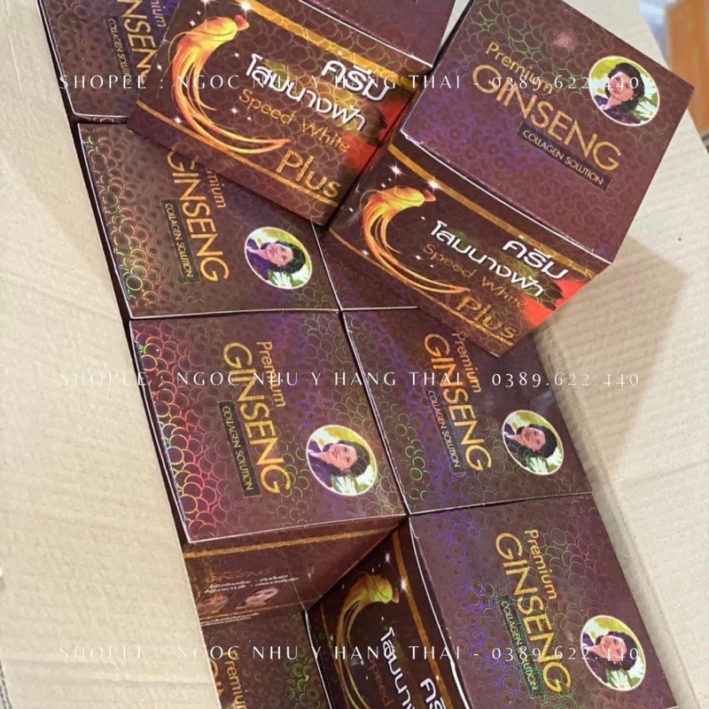 KEM SÂM GINSENG SPEED WHITE THÁI LAN 20gram  -