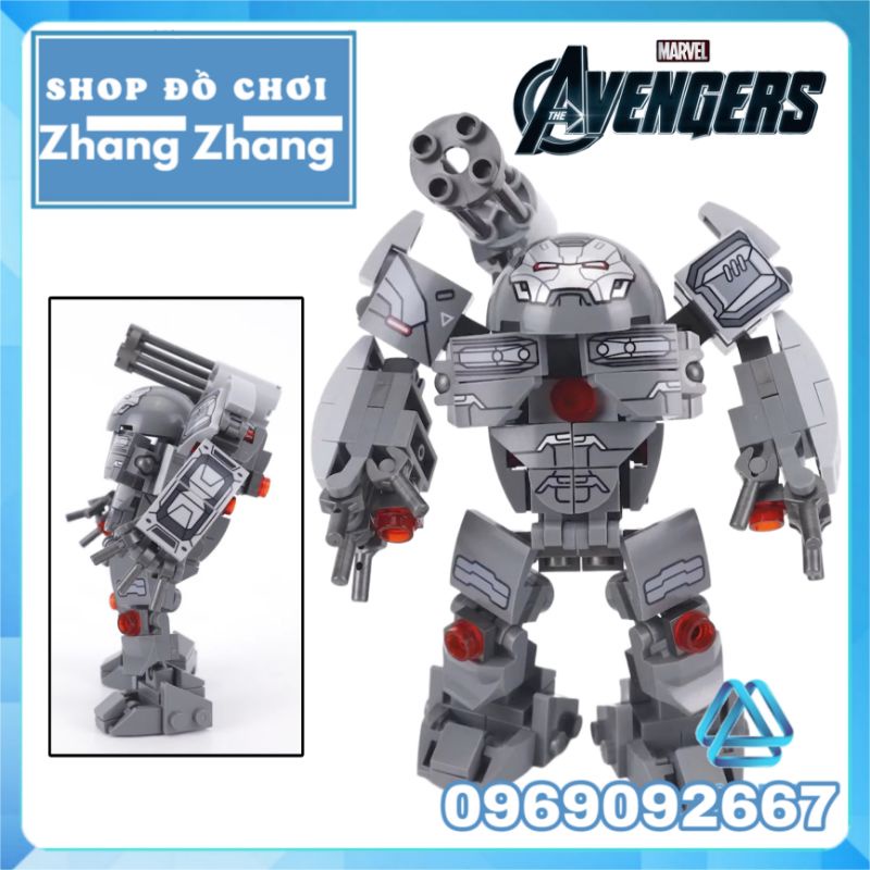 Đồ chơi Xếp hình Thor Ronin - Pepper Rocket Racoon - Captain America Iron man - War Machine Thanos Minifigures SY1318