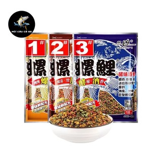 Mồi câu cá chép lão quỷ đầy đủ số 0,1,2,3 | thính dụ cá chép, trắm, trôi - mồi câu siêu nhạy