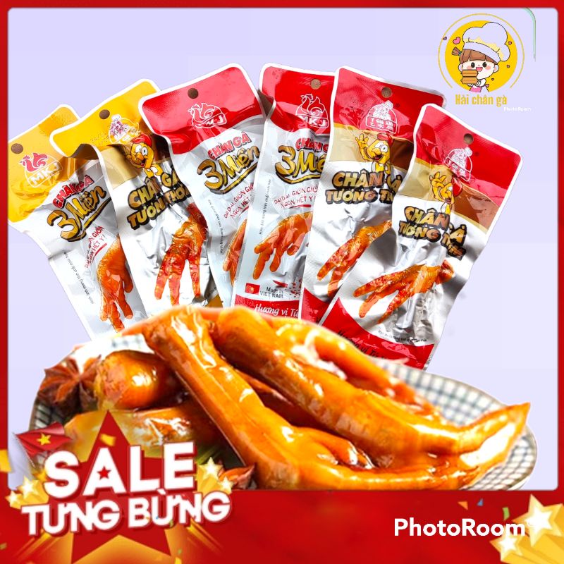 🔥Giá sỉ🔥bịch 10 cái🔥Chân gà cay,Chân gà cay tứ xuyên thương hiệu y gia xin việt nam