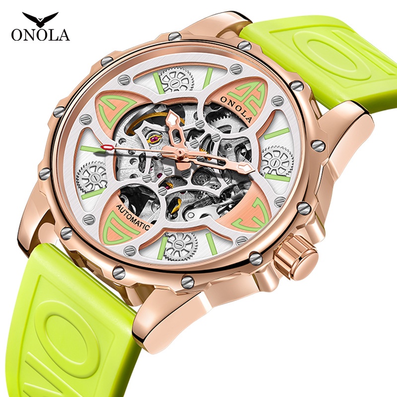 2023 Đồng Hồ Cơ Tự Động ONOLA / Olola Chống Thấm Nước Thiết Kế Mới