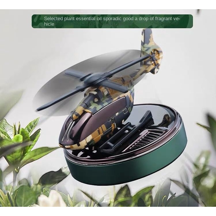 Máy Khuếch Tán Tinh Dầu Hình Trực Thăng Xoay Năng Lượng Mặt Trời Trang Trí Nội Thất Xe Hơi | BigBuy360 - bigbuy360.vn