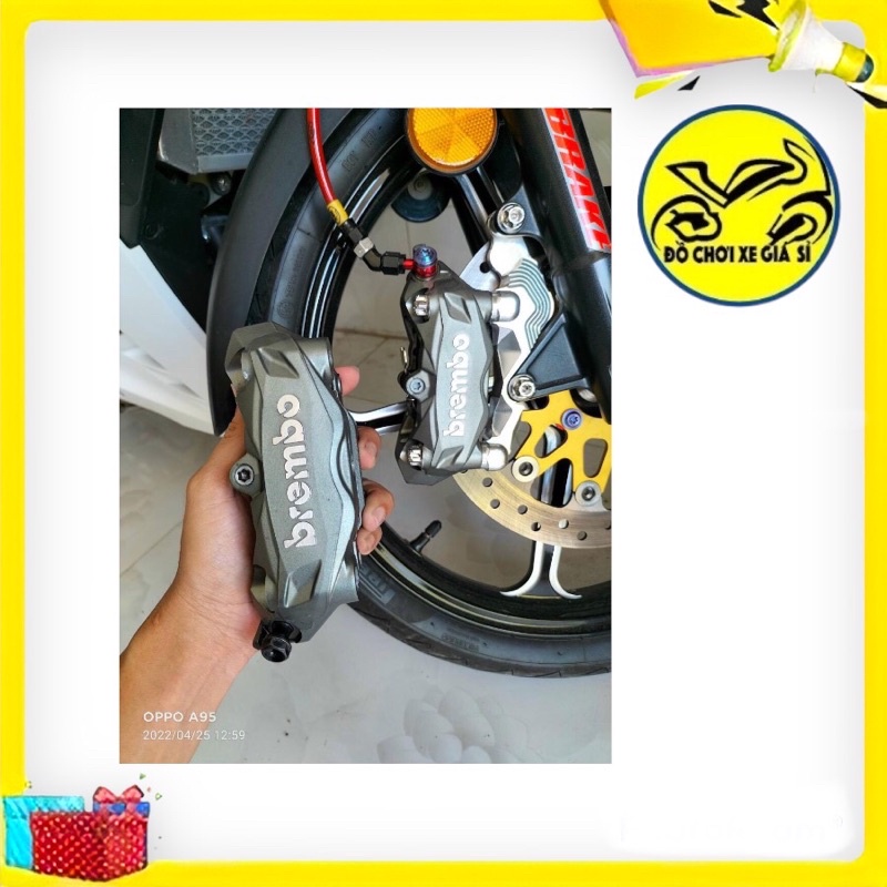 Pát trước Winner heo Bremb@ 4 pis 50A  lỗ trụ 10mm gắn