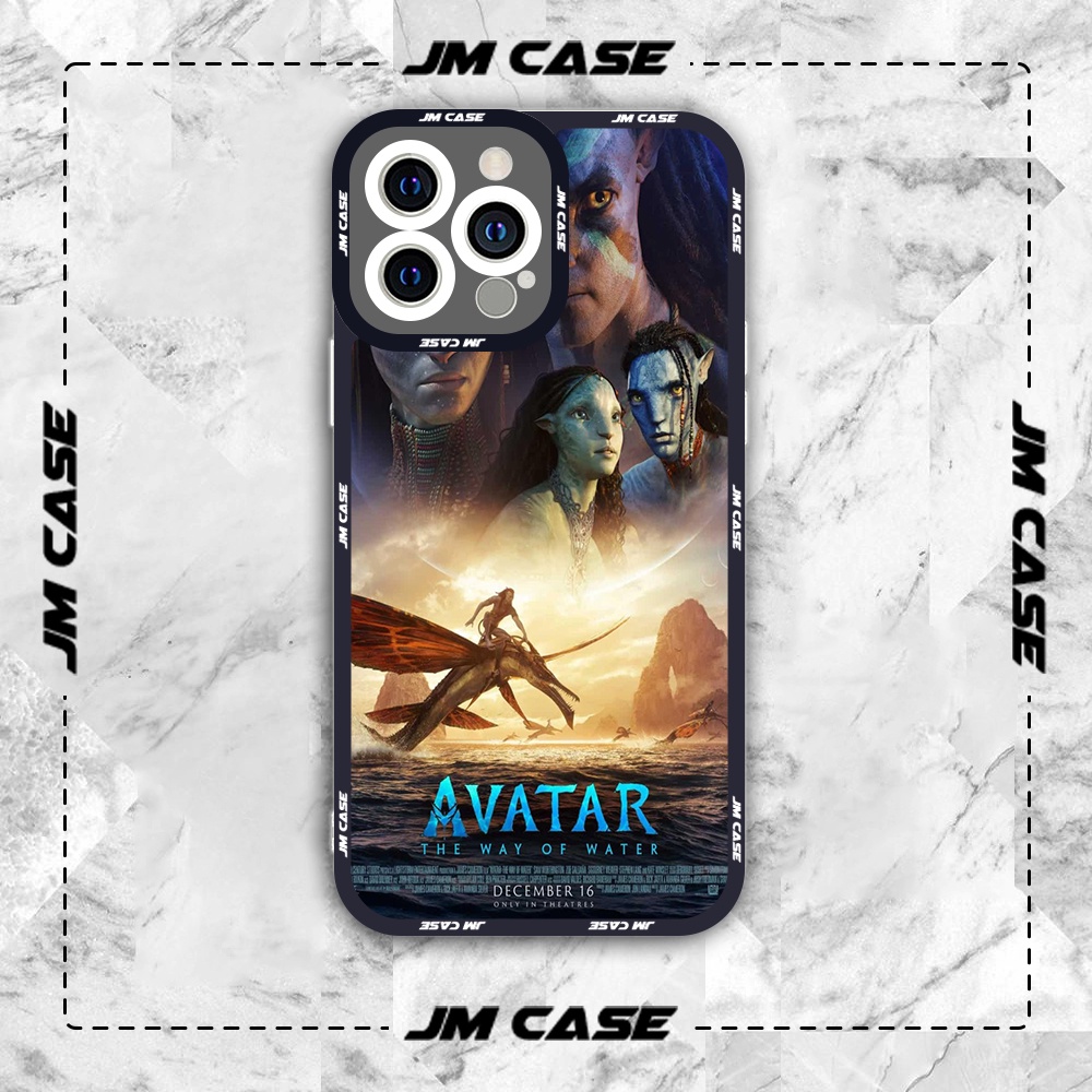 Ốp lưng iphone cạnh vuông JMCase Avatar 2 The Wave Of Water Phim /8plus/x/xs/11/12/pro/max/plus/promax