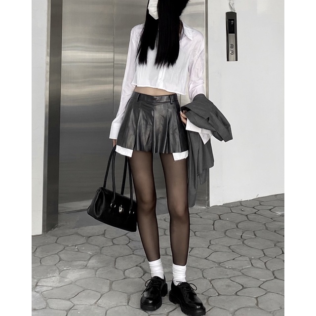 ÁO SƠ MI CROPTOP KOKI