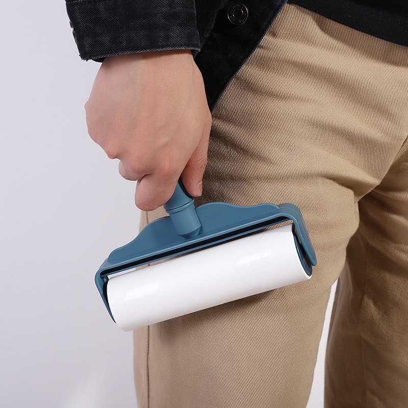 Cây Lăn Bụi Bẩn Cho Quần Áo Chăn Trải Bàn Ghế Ngồi Tiện Dụng Chổi Quét Bụi 60 Lớp Đa Năng Có Vỏ Bọc Siêu Dính HB