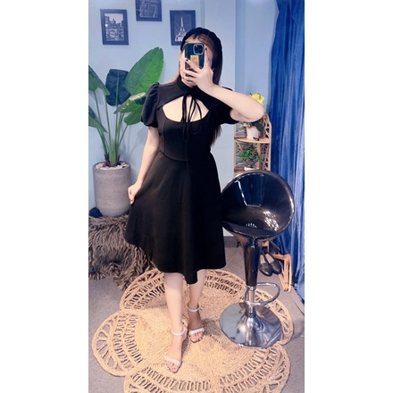 Đầm cách tân Big size dành cho khách ngoại cỡ từ 60-90 ký