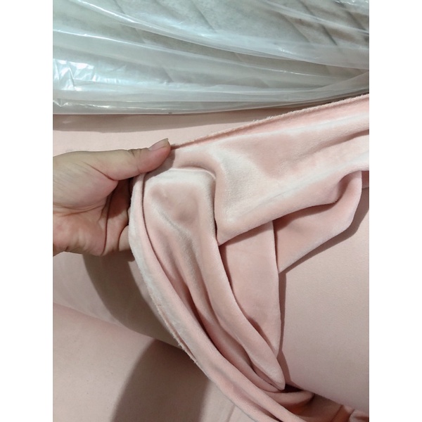Vải Nhung lông mềm mịn rất ấm
