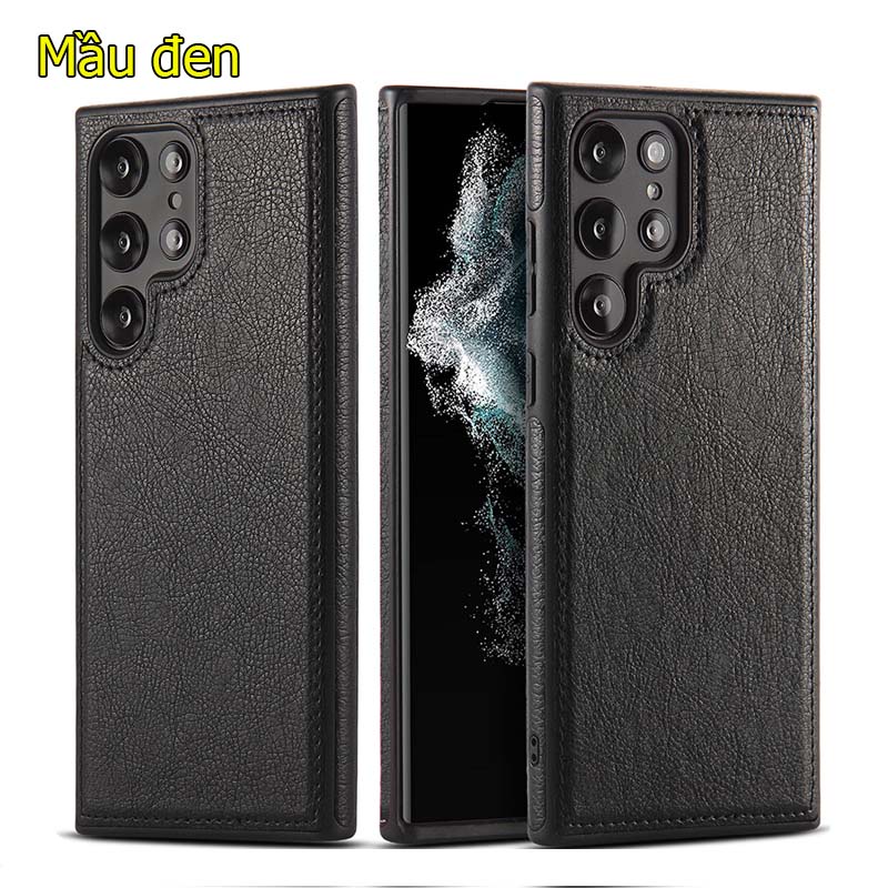 Ốp lưng da samsung s23 Ultra / S22 5g full viền cao cấp