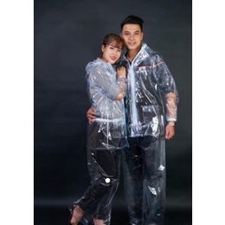 Áo mưa trong suốt