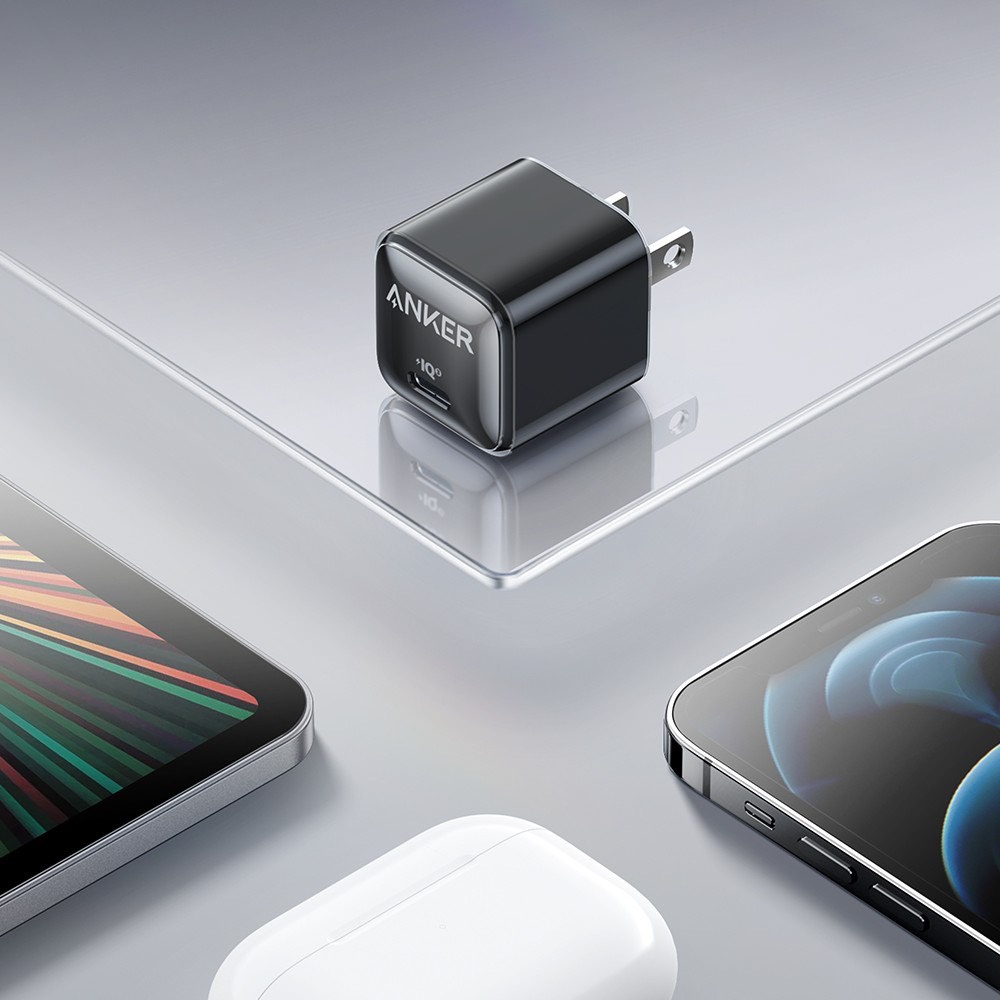 Bộ sạc nhanh 20W Anker PowerPort Nano Pro 511- A2637 + PowerLine 2 USB-C to Lighting - A8632 A8633 HDStore
