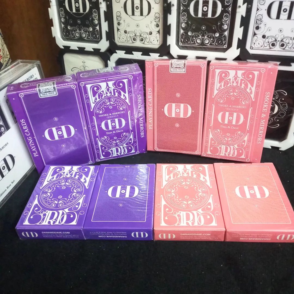 Bài tây Poker Riffle Shuffle x Dan & Dave Smoke & Mirrors v9 Playing Cards