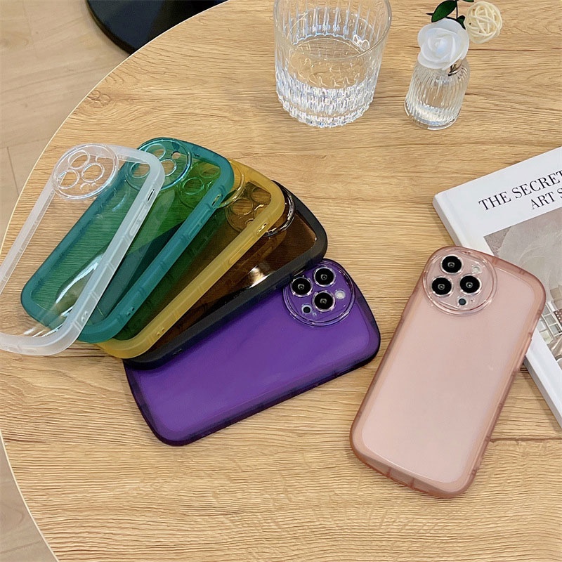 Ốp Điện Thoại Màu kẹo mắt lớn TPU linh hoạt Cho iPhone 13 12 Mini Pro Max ip13 ip12 5G 4G 2022