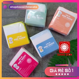 Gói 10 khăn sữa 3 lớp Kim Ngân, khăn xô gạc cho bé