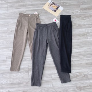 Quần baggy dạ tăm bán cạp chun
