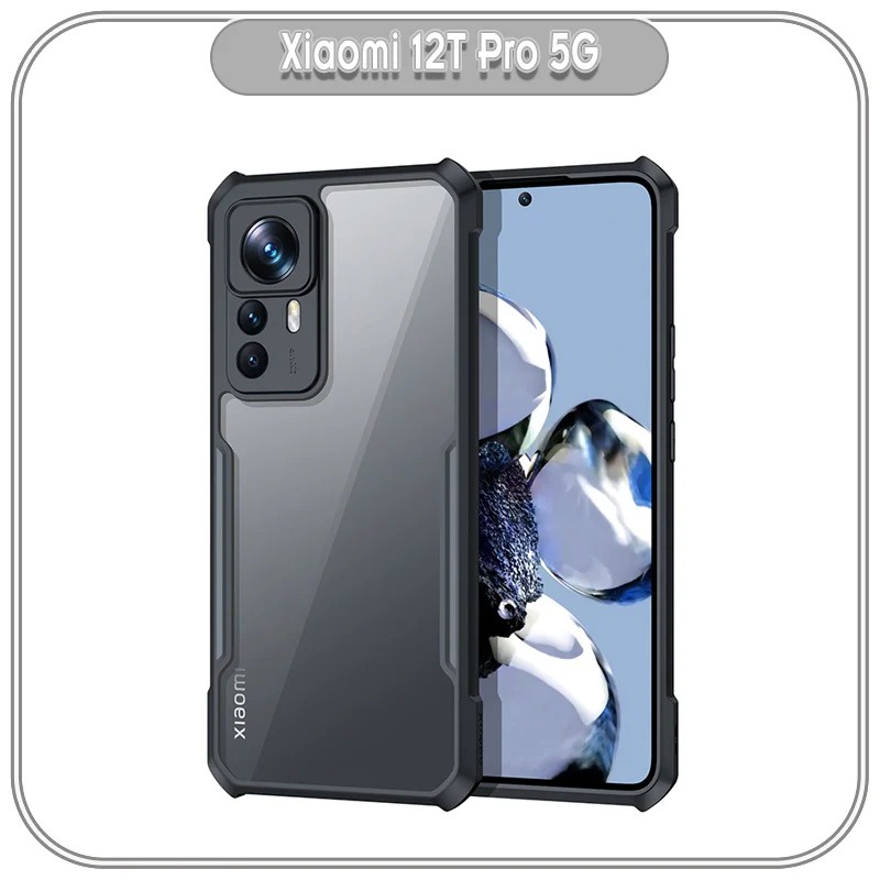 Ốp lưng cho Xiaomi 12T Pro chống sốc trong viền nhựa dẻo XunDD HÀNG NHẬP KHẨU