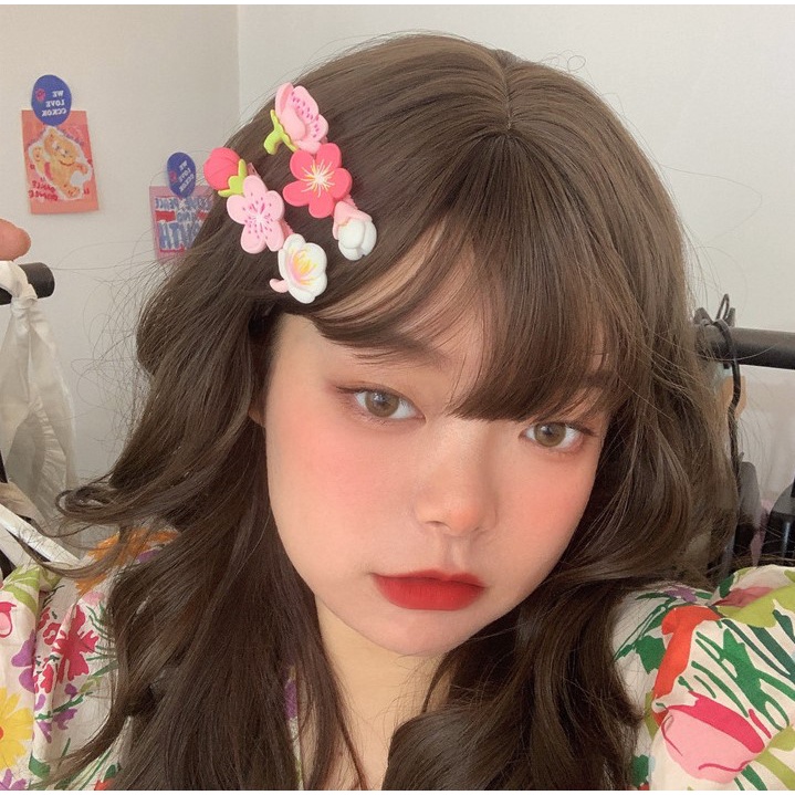 Kẹp tóc hoa anh đào mùa xuân ngọt ngào đáng yêu phong cách hàn quốc KEP10