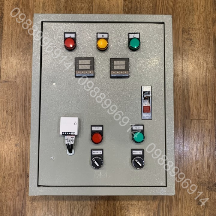 Tủ điều khiển nhiệt độ phòng sấy có kết nối điện thoại
