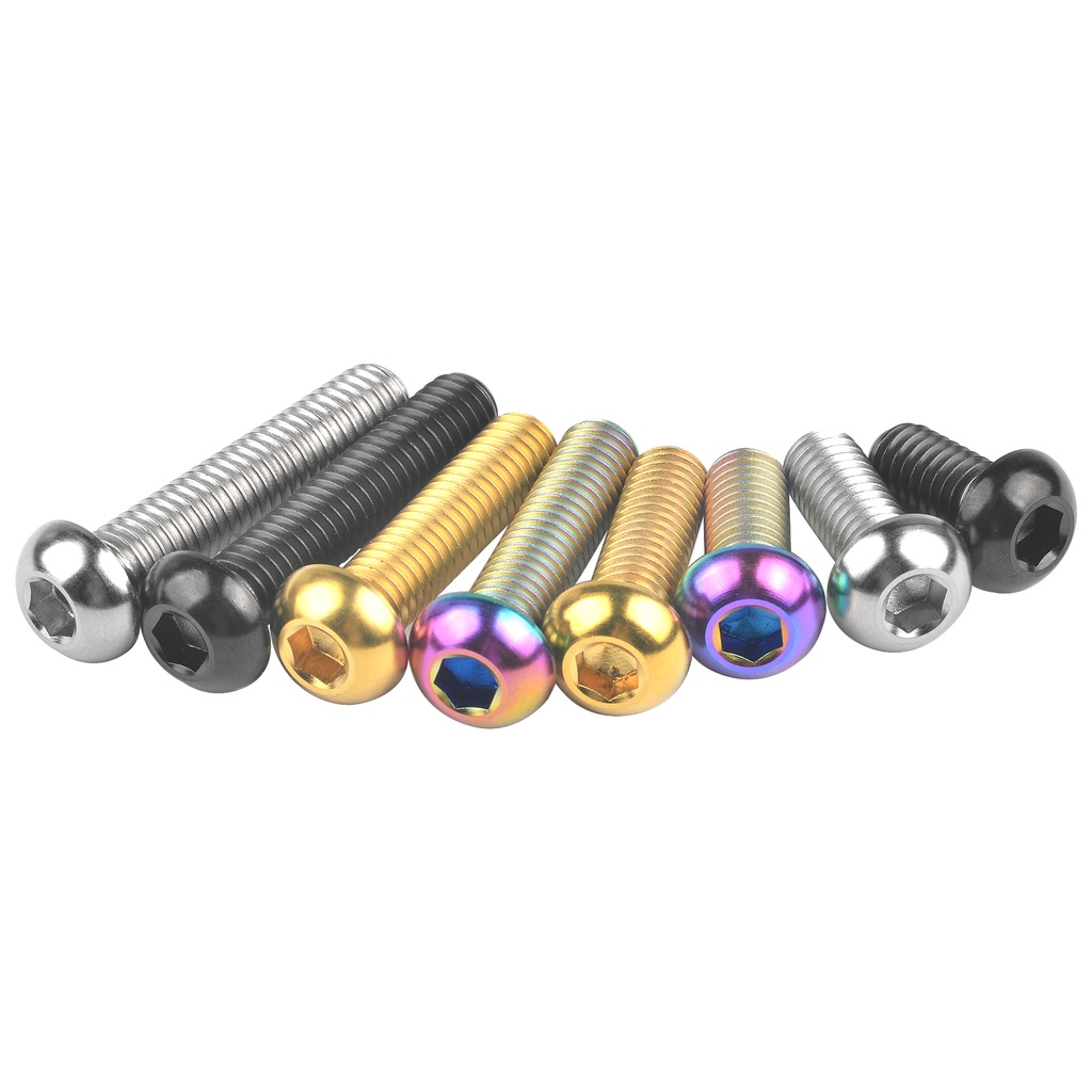 Bu lông lục giác WANYIFA bằng titan M6x12 / 15 / 16 / 20 / 25 / 30mm chuyên dụng thích hợp cho xe đạp