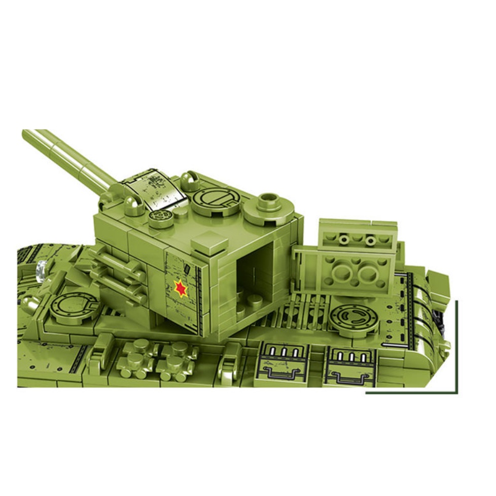 Set 536 Mô Hình Xe Tăng Đồ Chơi MOC WW2 KV-2