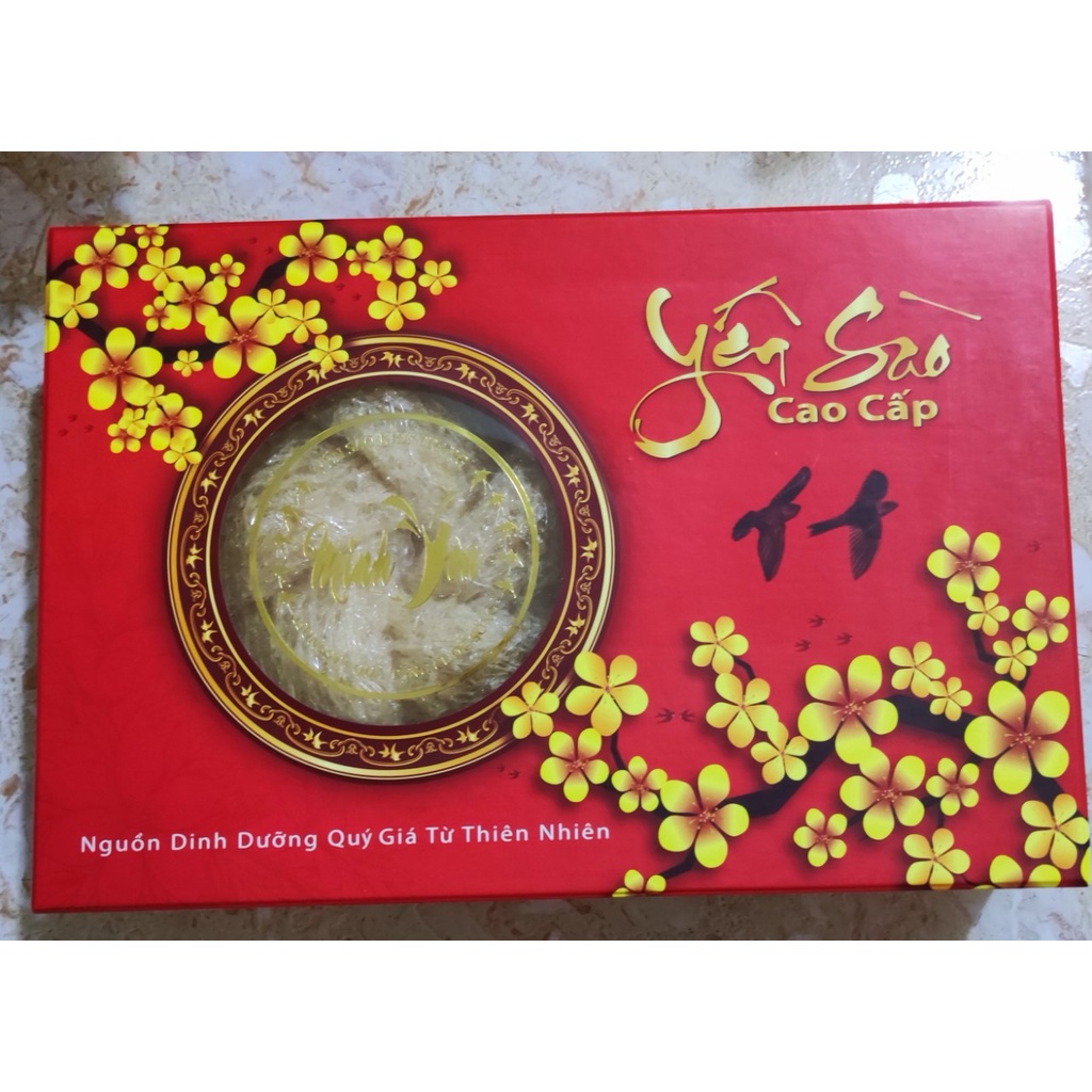 Yến Sào Sạch Lông Kèm Bộ Hộp Quà - 50g