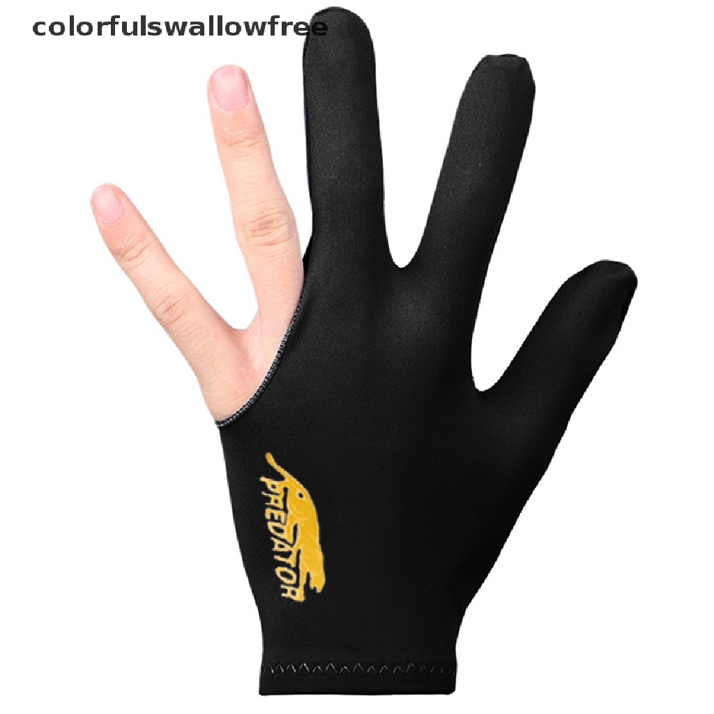 Găng Tay Trái / Phải Chơi Bida Ba Ngón Đầy Màu Sắc ABC