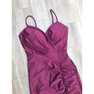 Đầm midi sẻ tà VNXK dư xịn