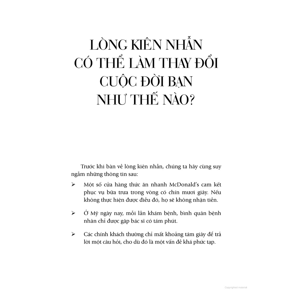 Sác - Sức Mạnh Lòng Kiên Nhẫn ( M. J. Ryan , FN)