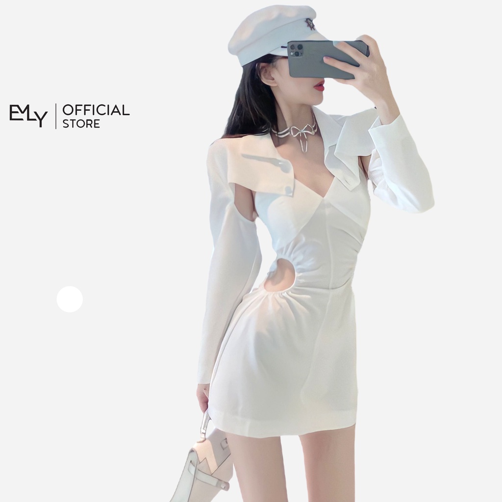 Đầm nữ dáng ôm hai dây midi Emilyshop