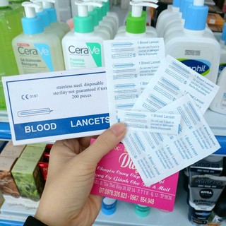 Kim chích mụn lancets vô trùng - bán lẻ