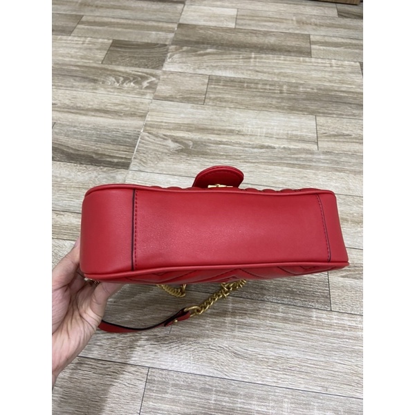 Túi si da thật hiệu GC Marmont 22